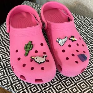 Pink Crocs